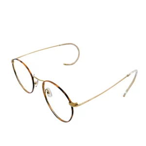 Oxford GoldBrown Curled Temples-Top View