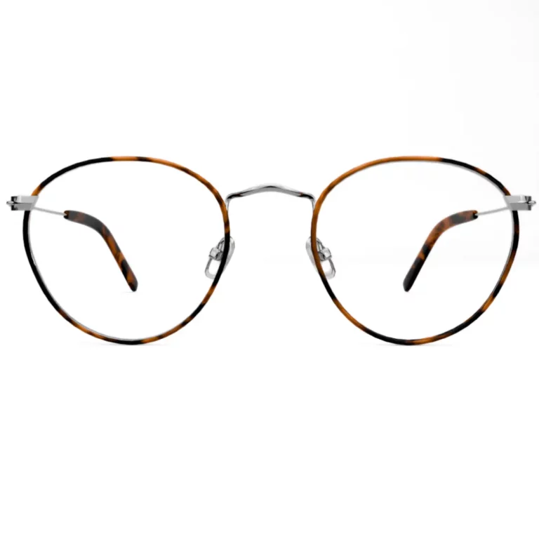 Oxford Silver Brown with windsor rings - Front View